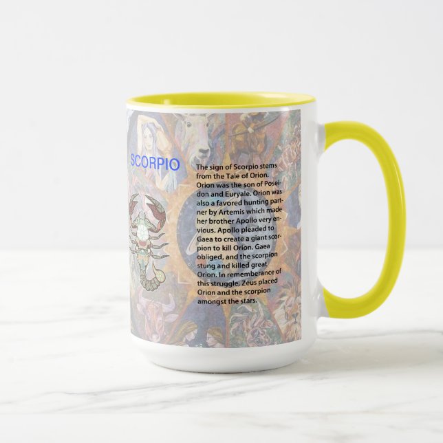 Taza Mug de origen escorpión (Derecha)