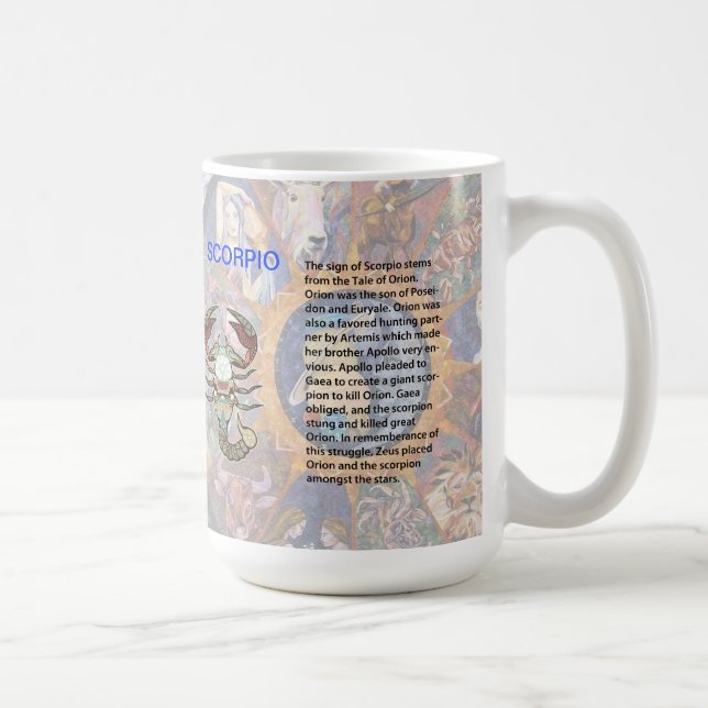 Taza Mug de origen escorpión (Derecha)