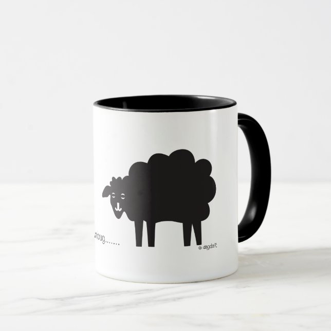 Taza Mug. de oveja negra (Anverso derecho)