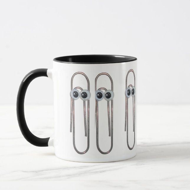 Taza Mug de Paperclips de ojos Google (Izquierda)
