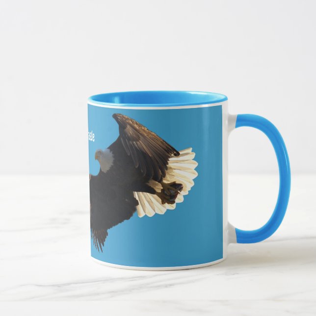 Taza Mug de partidario de la vida silvestre del águila  (Derecha)