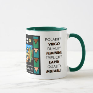 TAZA MUG DE PERFIL ASTROLÓGICO DE PISCES
