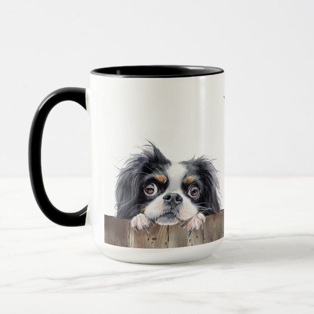Taza Mug de perro chino japonés (Izquierda)