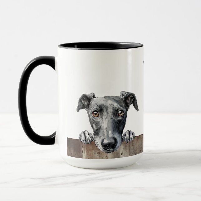 Taza Mug de perro de Greyhound (Izquierda)