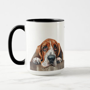 Taza Mug de perro de Hound Basset