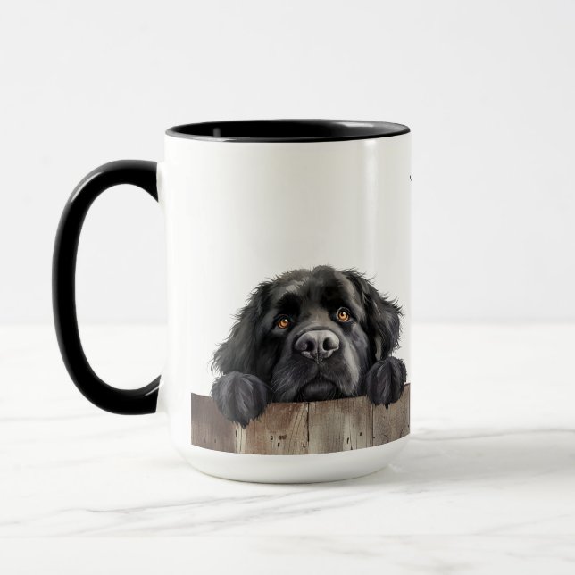 Taza Mug de perro de Terranova (Izquierda)