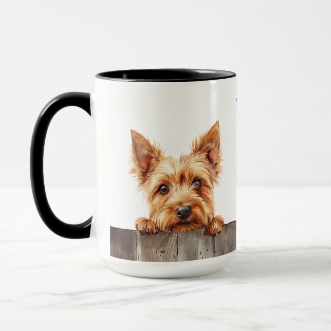 Taza Mug de perro de Terrier Australiano (Izquierda)