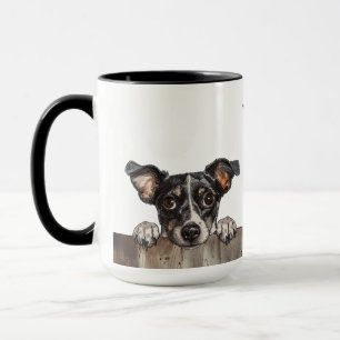 Taza Mug de perro de terror japonés