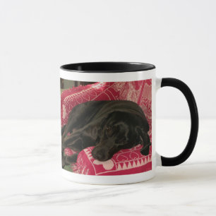 Taza Mug de perro dormido