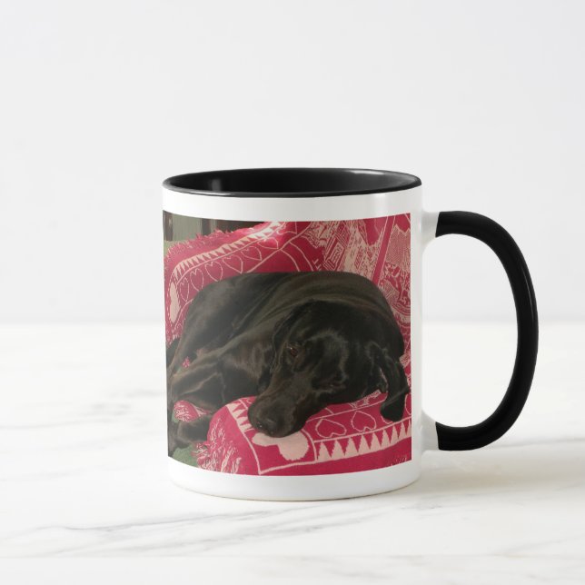 Taza Mug de perro dormido (Derecha)