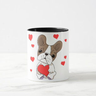 Taza Mug de "perro dulce con corazón"
