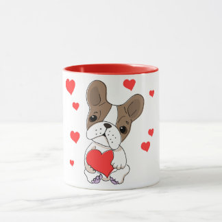 Taza Mug de "perro dulce con corazón"