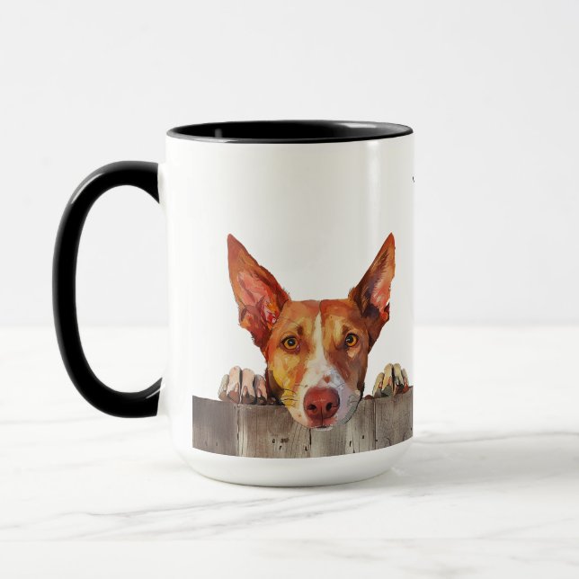 Taza Mug de perro hongo ibicenco (Izquierda)