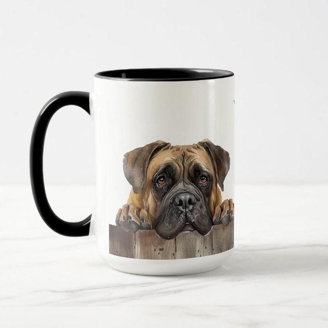 Taza Mug de perro mastiff inglesa (Izquierda)
