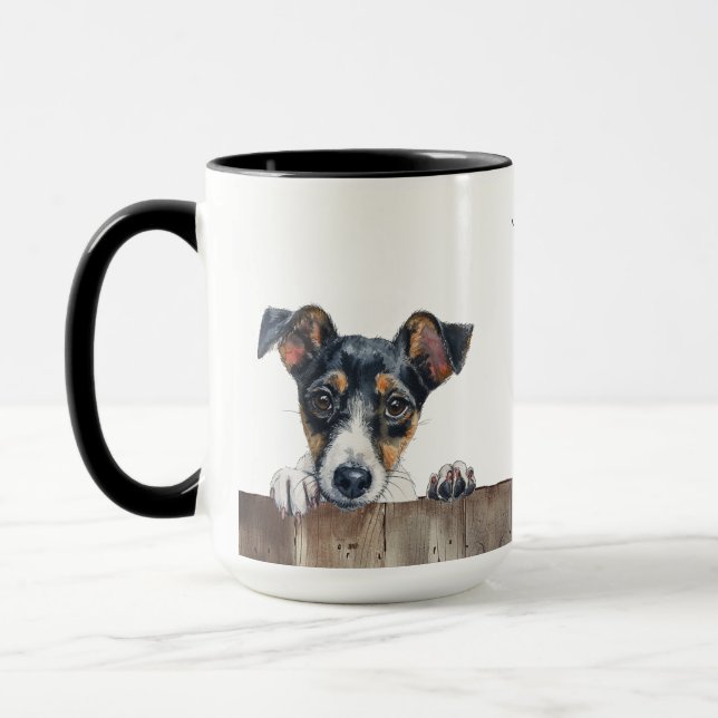 Taza Mug de perro Smooth Fox Terrier (Izquierda)