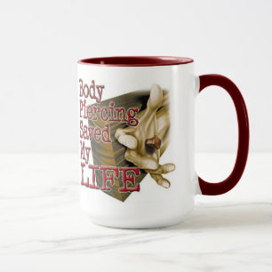 Taza Mug. de Piercing corporal