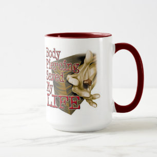 Taza Mug. de Piercing corporal