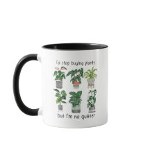 Mug de plantas domésticas para mamá o papá de plan