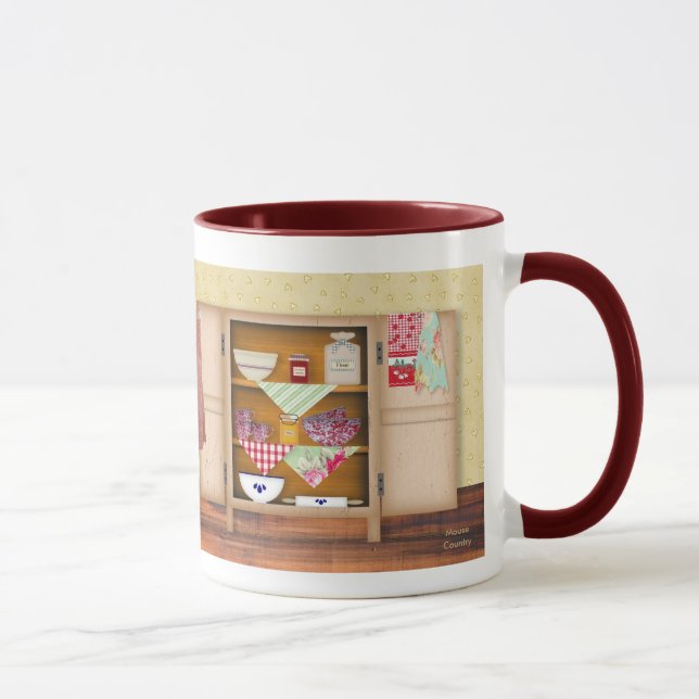 Taza Mug de portapapeles de cocina vintage (Derecha)
