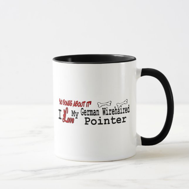 Taza Mug de puntero (I Love) con cable alemán (Derecha)