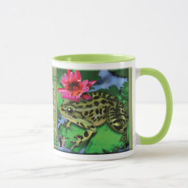 Taza Mug. de rana leopardo
