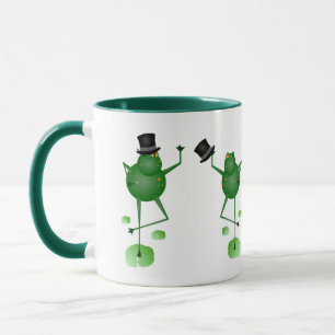 Taza Mug. de ranas bailando