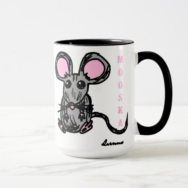 Taza Mug de ratón cute mooska (Derecha)
