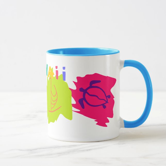 Taza Mug. de recuerdo para viajes en Hawaii - Personali (Derecha)