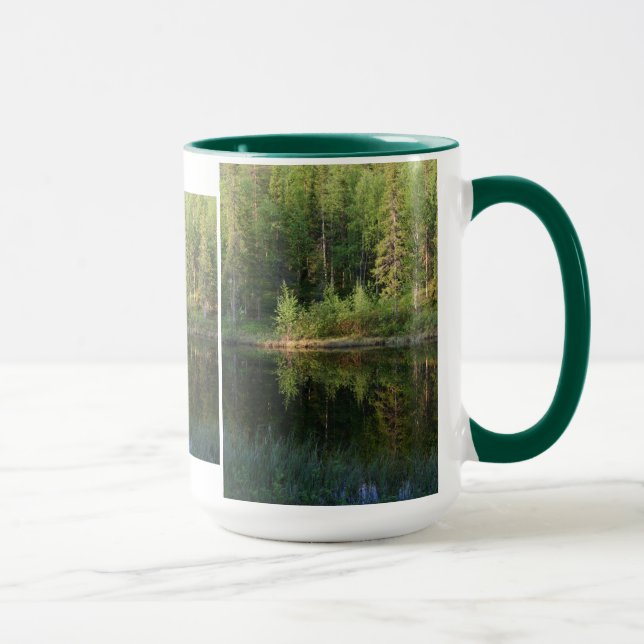 Taza Mug de reflexión de la naturaleza - elegir estilo, (Derecha)