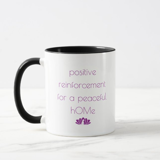 Taza Mug de "refuerzo positivo" (Izquierda)