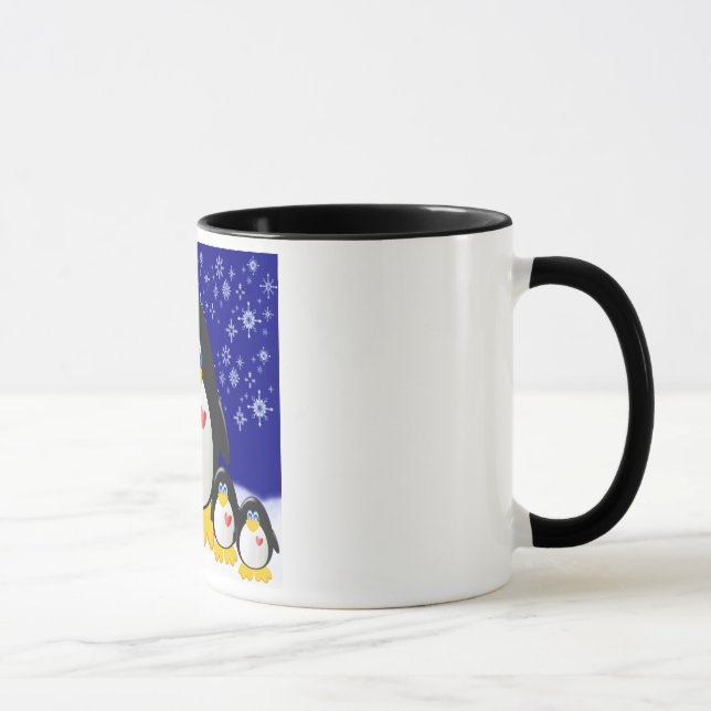 Taza Mug de regalo de la familia Pingüino (Derecha)
