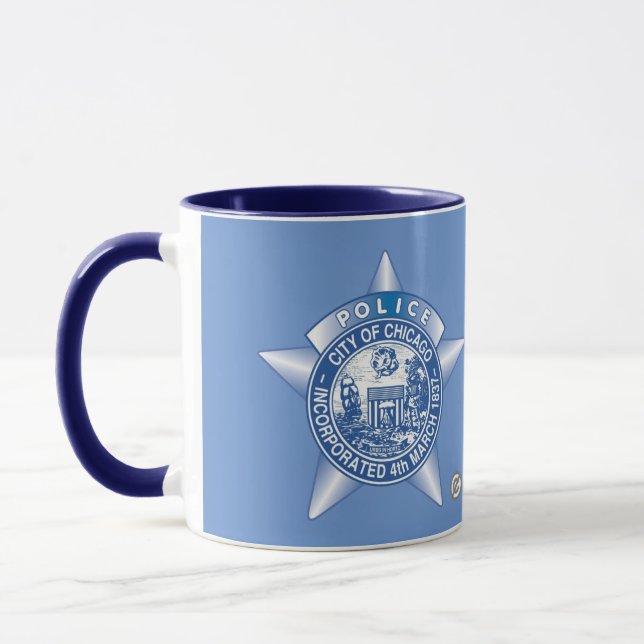 Taza Mug de regalo de la policía de Chicago (Izquierda)