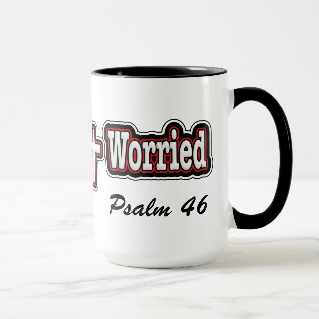 Taza Mug de regalo preocupado (Derecha)