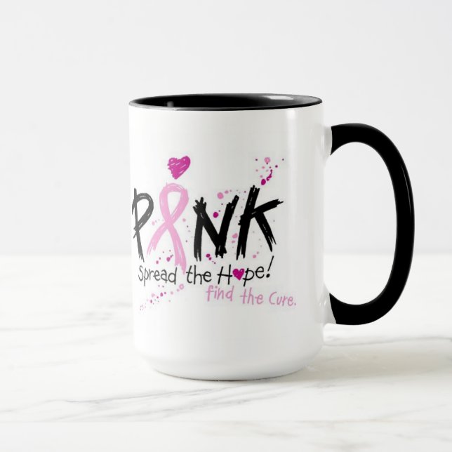Taza Mug de regalo rosa (Derecha)