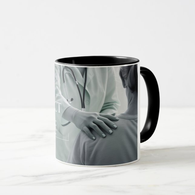 Taza Mug de respeto y cuidado - Un regalo para el coraz (Anverso derecho)