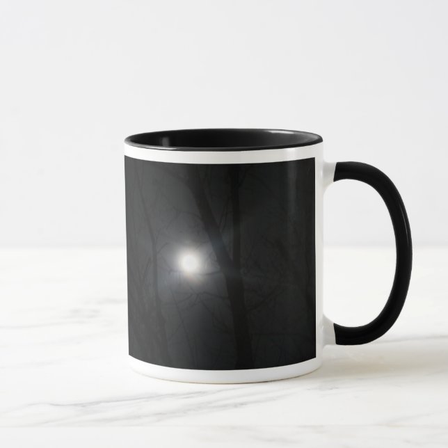 Taza Mug de Ringer de la luna llena (Derecha)