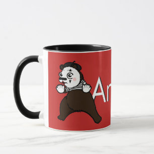 Taza MUG DE RINGER MIME DE OSO GRIZADO personalizado