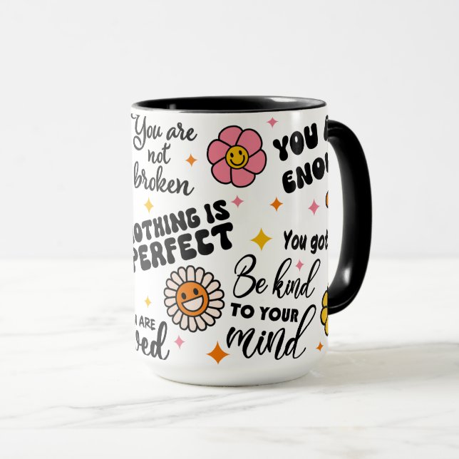 Taza Mug. de salud mental (Anverso derecho)