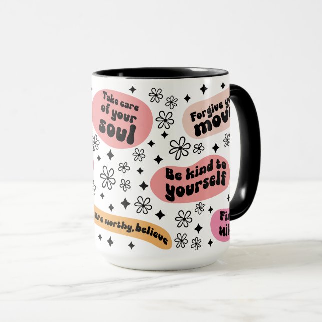 Taza Mug. de salud mental (Anverso derecho)