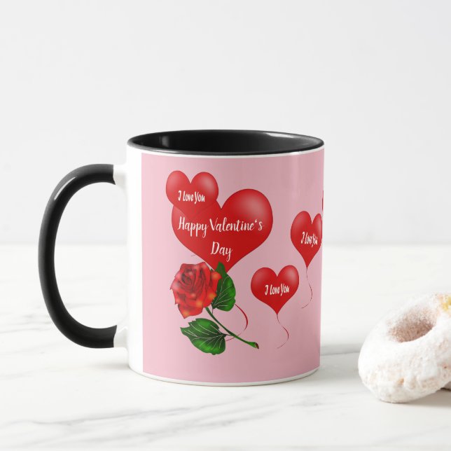 Taza Mug de San Valentín (Con donut)