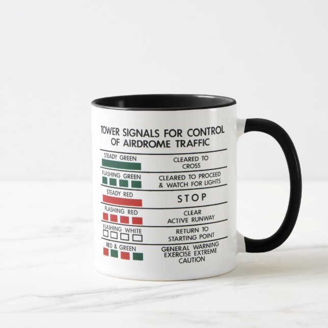 Taza Mug de señales de la torre (Derecha)
