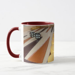 Taza Mug de tablero de Backgammon