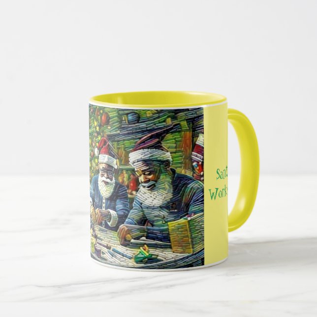 Taza Mug de taller de Santa (Anverso derecho)