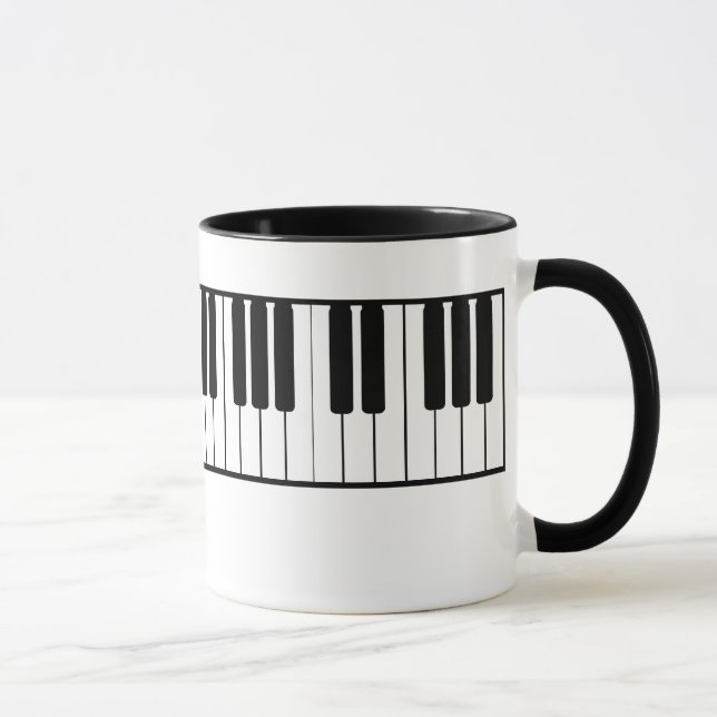 Taza Mug de teclado de piano (Derecha)