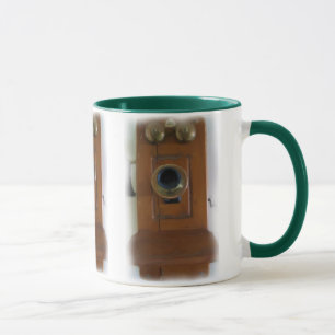 Taza Mug de teléfono de época