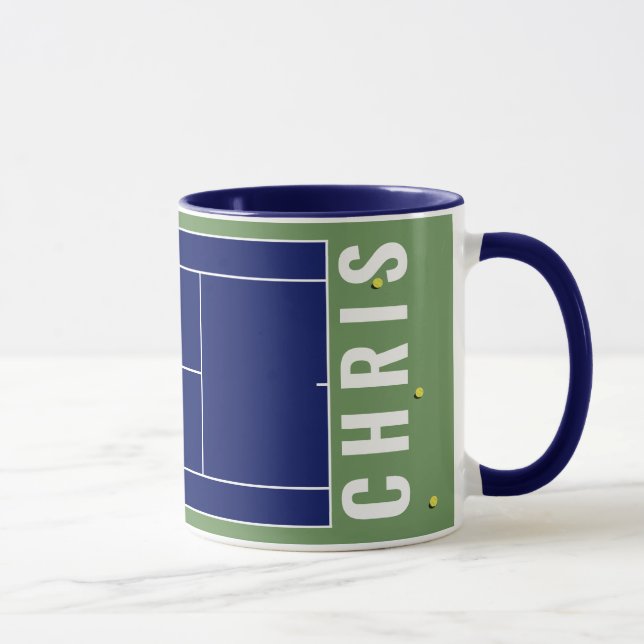 Taza Mug de tenis personalizado (Derecha)