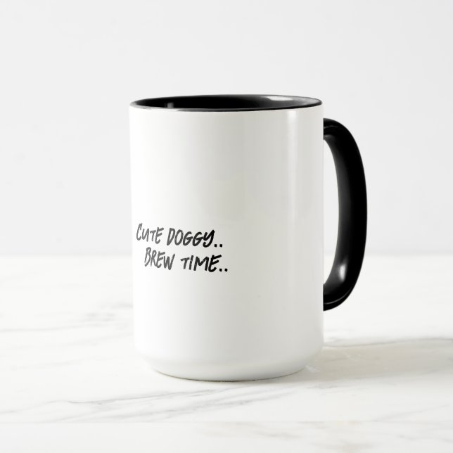 Taza Mug de tiempo de brea de dogmática (Anverso derecho)