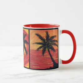 Taza Mug de tres palmas