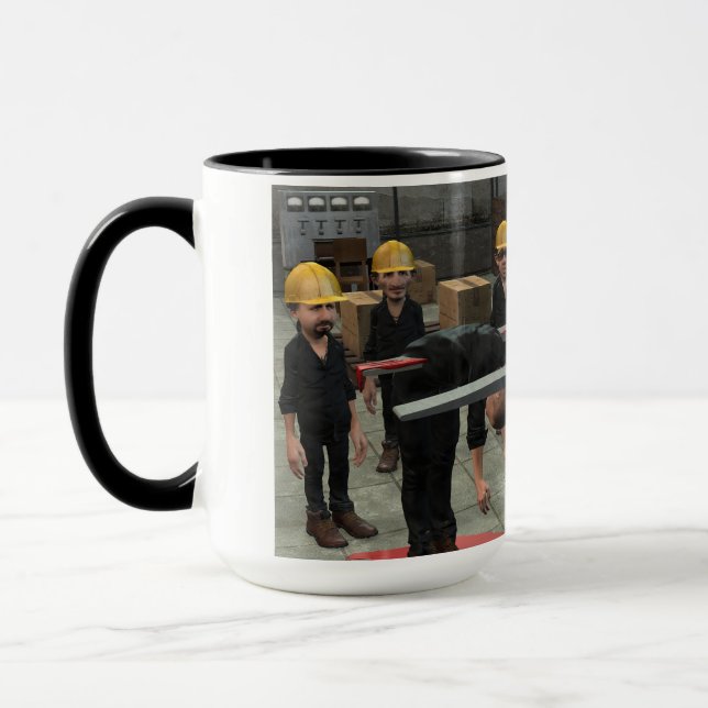 Taza Mug de violación de seguridad (Izquierda)