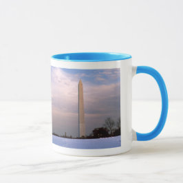 Taza Mug de 'Washington Monument in Winter'